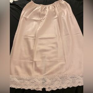 Christian Dior Elegant light beige, Lace Trim Slip